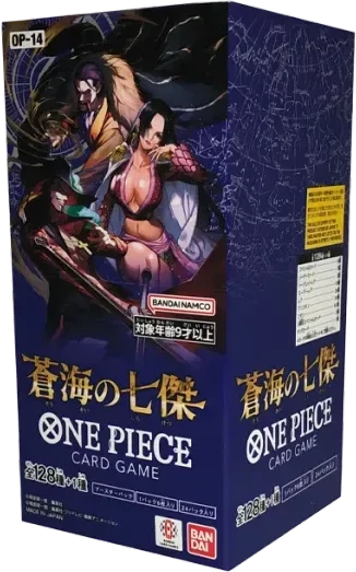 ONE PIECE Card Game Booster Pack "THE AZURE SEA'S SEVEN" Box